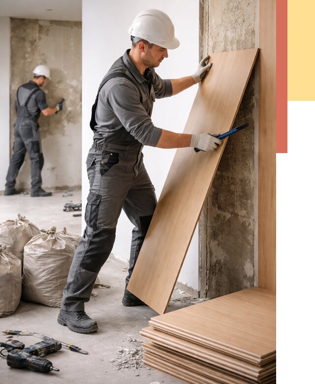 Демонтаж стеновых панелей в Воскресенске от 3618 руб. за м² быстро и недорого | ОТДЕЛОЧНИК-Вск