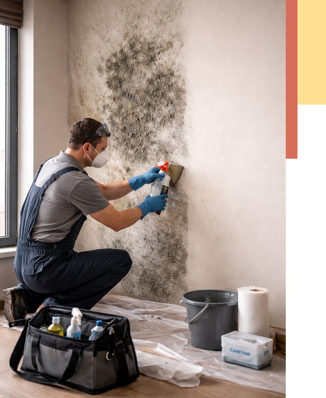 Удаление плесени со стен в Воскресенске от 2223 руб. — быстро и недорого | ОТДЕЛОЧНИК-Вск