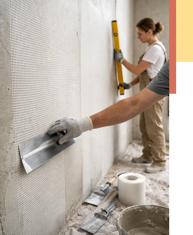 Армирование стен стеклосеткой в Воскресенске от 3308 руб. под ключ | ОТДЕЛОЧНИК-Вск