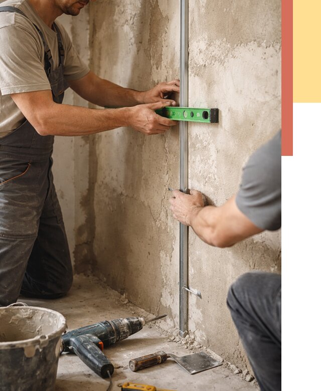 Установка штукатурных маяков в Воскресенске от 7237 руб. — быстро и недорого | ОТДЕЛОЧНИК-Вск