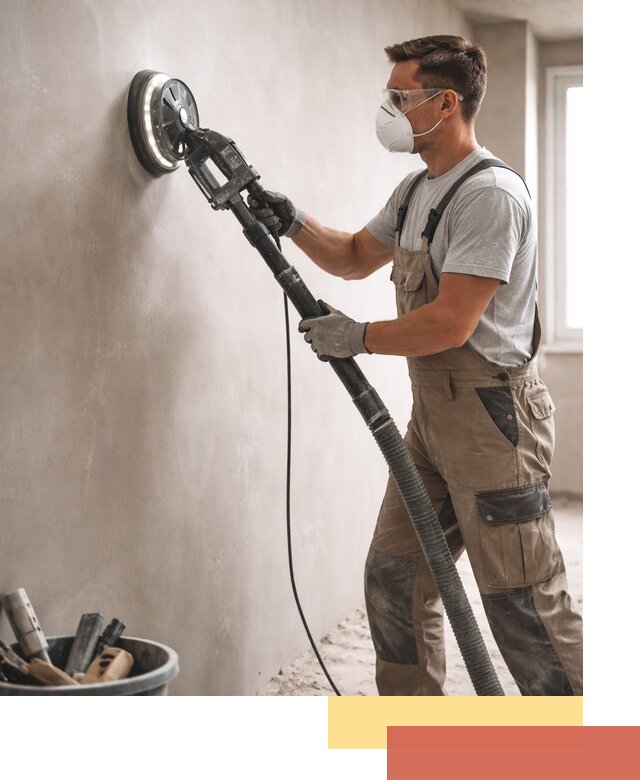 Профессиональная шлифовка стен в Воскресенске быстро и качественно