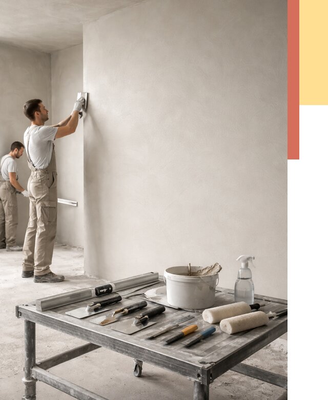 Штукатурка стен под покраску в Воскресенске от 4652 руб./м² — качественно и недорого | ОТДЕЛОЧНИК-Вск