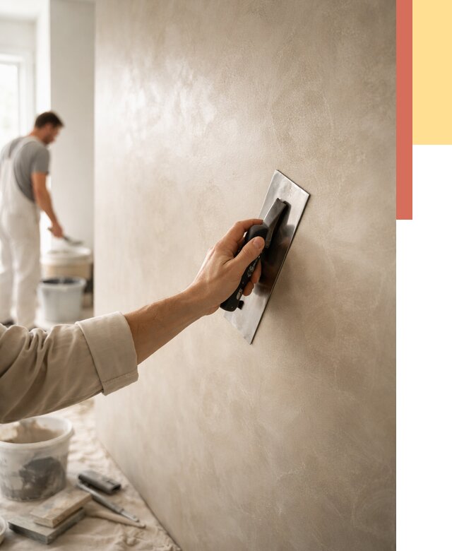 Венецианская штукатурка в Воскресенске от 3618 руб/м² — нанесение стен под ключ | ОТДЕЛОЧНИК-Вск