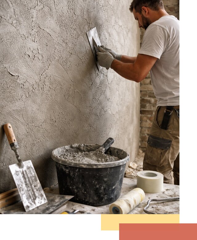 Декоративная штукатурка лофт в Воскресенске — отделка стен и потолков