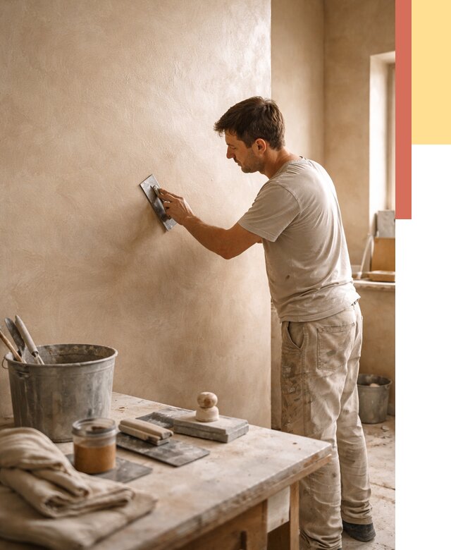Марокканская штукатурка таделакт в Воскресенске под ключ от 4342 руб. | ОТДЕЛОЧНИК-Вск