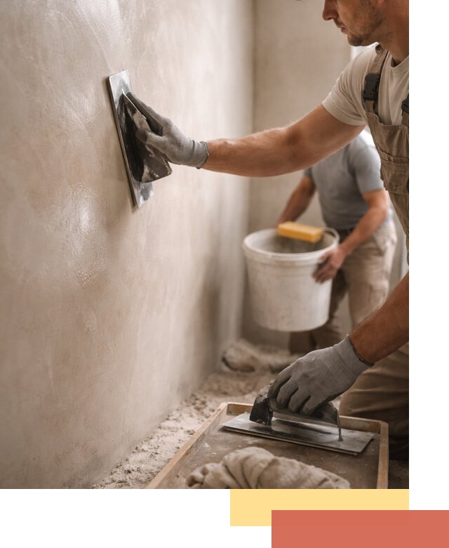 Нанесение марокканской штукатурки таделакт в Воскресенске