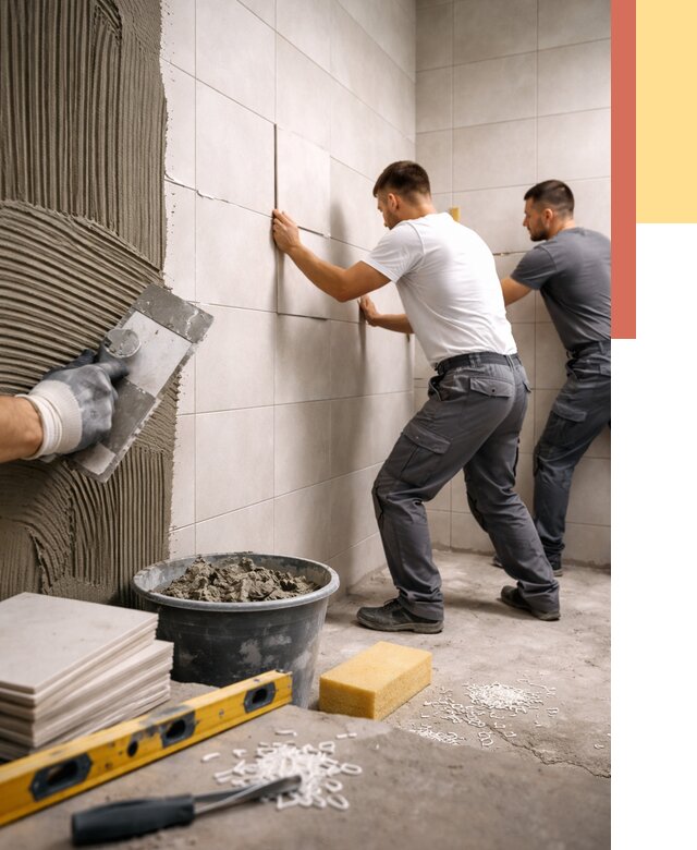 Укладка плитки на стены в Воскресенске от 879 руб. — качественно и недорого | ОТДЕЛОЧНИК-Вск