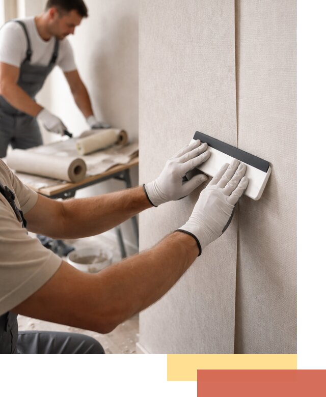 Поклейка обоев под покраску в Воскресенске профессионально и быстро