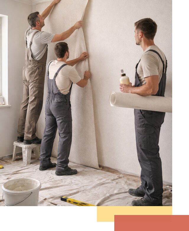 Оклейка стен обоями в Воскресенске — качественно и профессионально