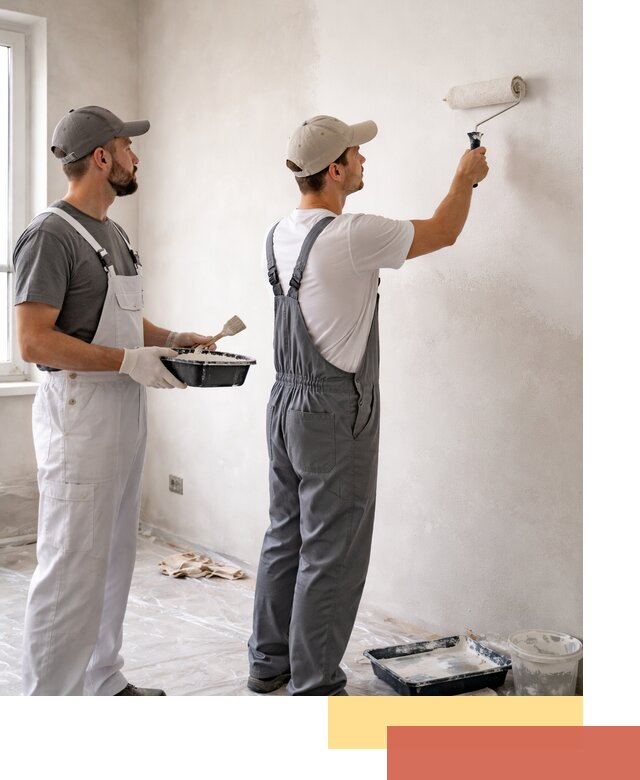 Покраска стен водоэмульсионной краской в Воскресенске