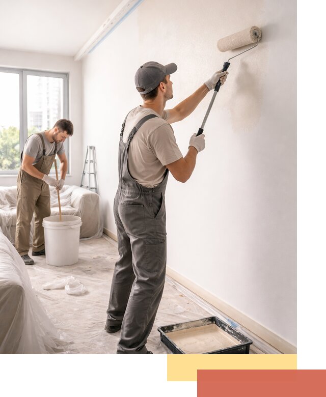 Покраска стен в офисе в Воскресенске — быстрый и качественный ремонт