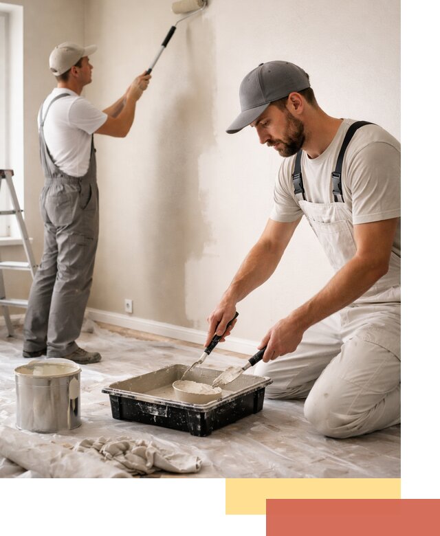 Покраска стен в квартире в Воскресенске — профессионально и аккуратно