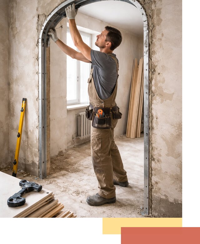 Устройство арочного проема в Воскресенске под ключ