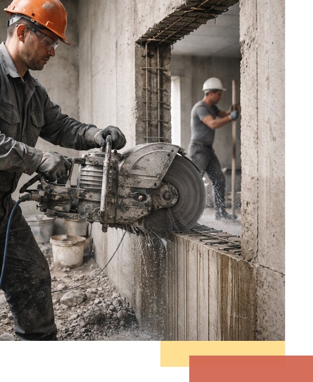 Алмазная резка проемов в Воскресенске быстро и точно