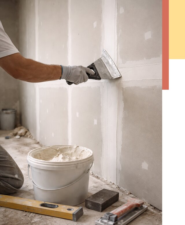 Шпаклевка перегородок из гипсокартона в Воскресенске от 2585 руб. — услуги ОТДЕЛОЧНИК-Вск