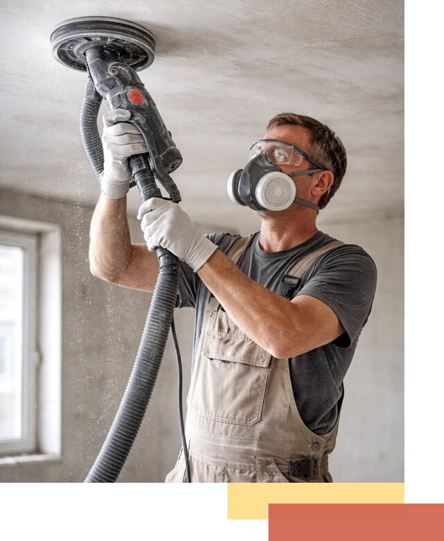 Шлифовка потолка в Воскресенске — качественная подготовка под отделку