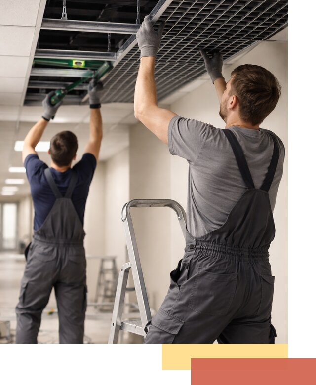 Монтаж потолка Грильято в Воскресенске: установка под ключ качественно