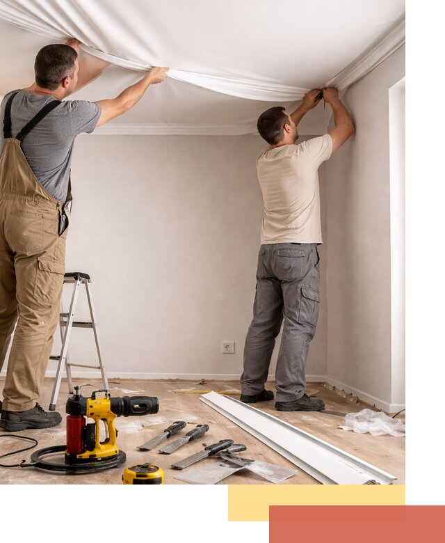 Монтаж ПВХ натяжного потолка в Воскресенске качественно и быстро