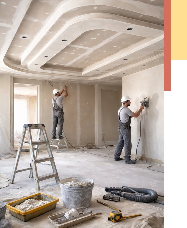 Многоуровневый потолок из гипсокартона в Воскресенске от 775 руб. под ключ | ОТДЕЛОЧНИК-Вск