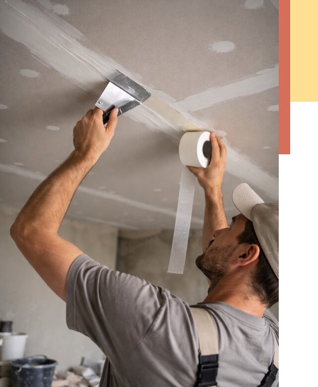 Обработка швов потолка ГКЛ в Воскресенске от 7754 руб. под ключ | ОТДЕЛОЧНИК-Вск