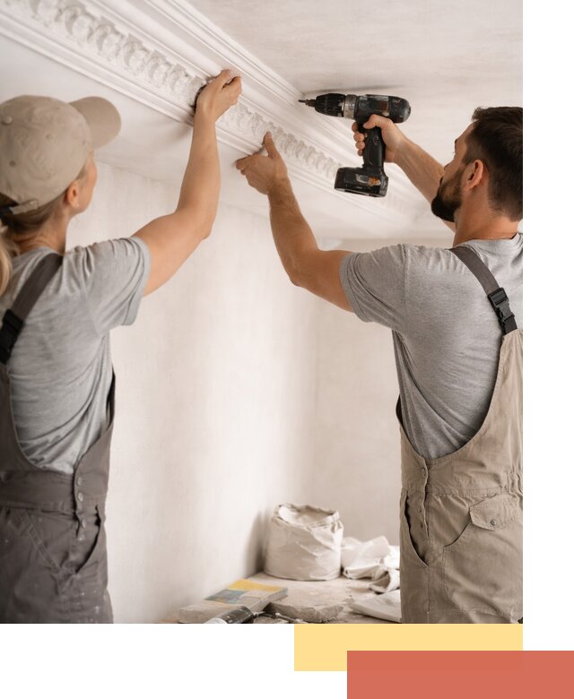 Профессиональный монтаж лепнины на потолок в Воскресенске