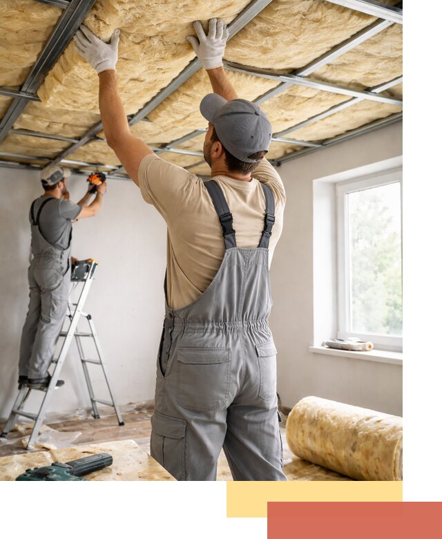 Утепление потолка под ключ в Воскресенске качественно и быстро