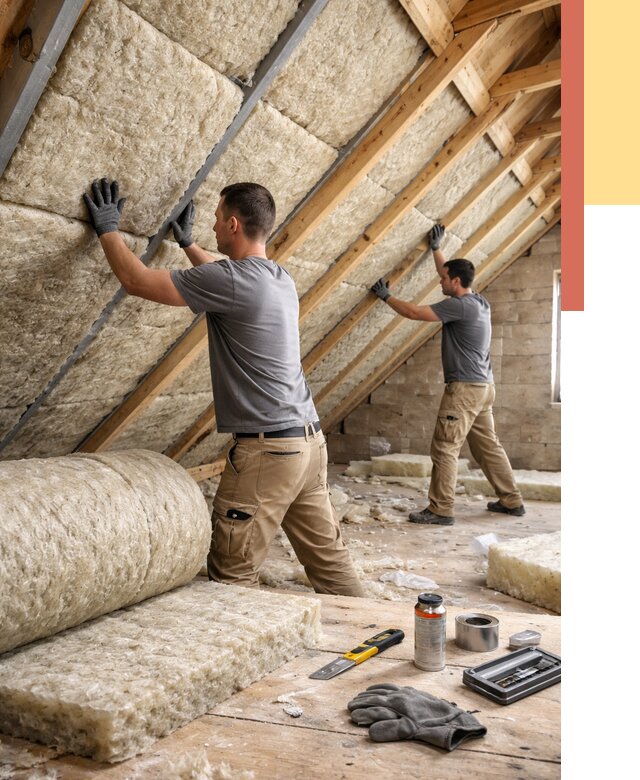 Утепление потолка минватой в Воскресенске от 1499 руб. — быстро и недорого | ОТДЕЛОЧНИК-Вск