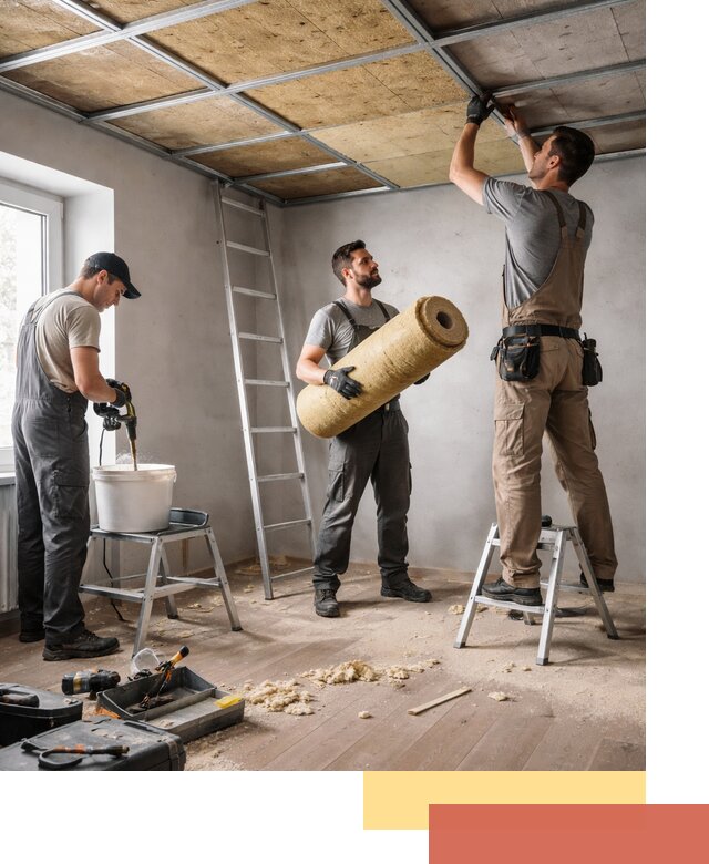 Шумоизоляция потолка в Воскресенске: профессиональный монтаж и отделка